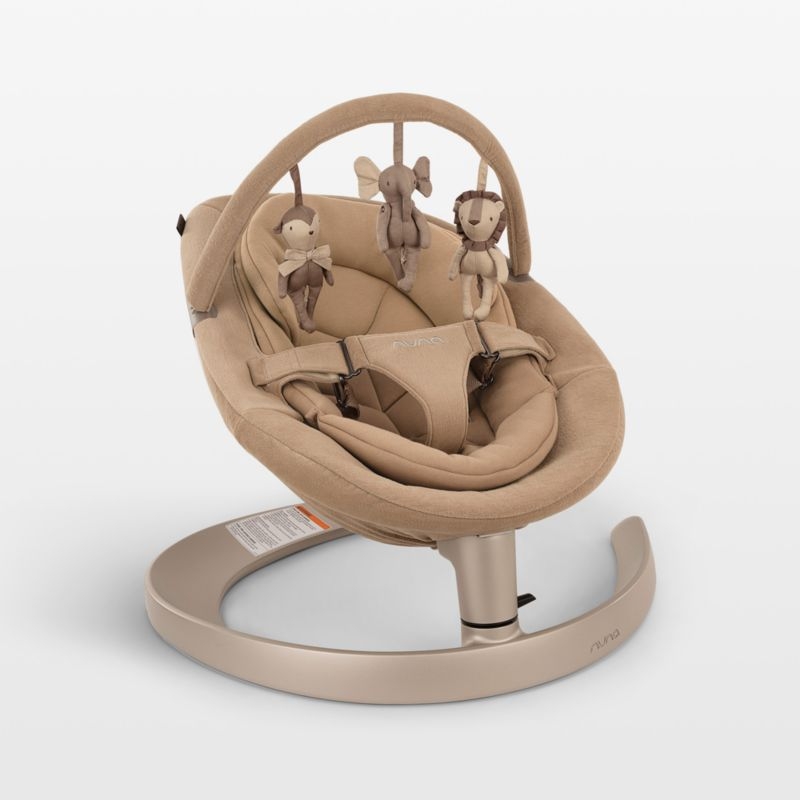 Nuna ® LEAF ™ Grow Light Brown Teddy Baby Activity Chair - Image 9