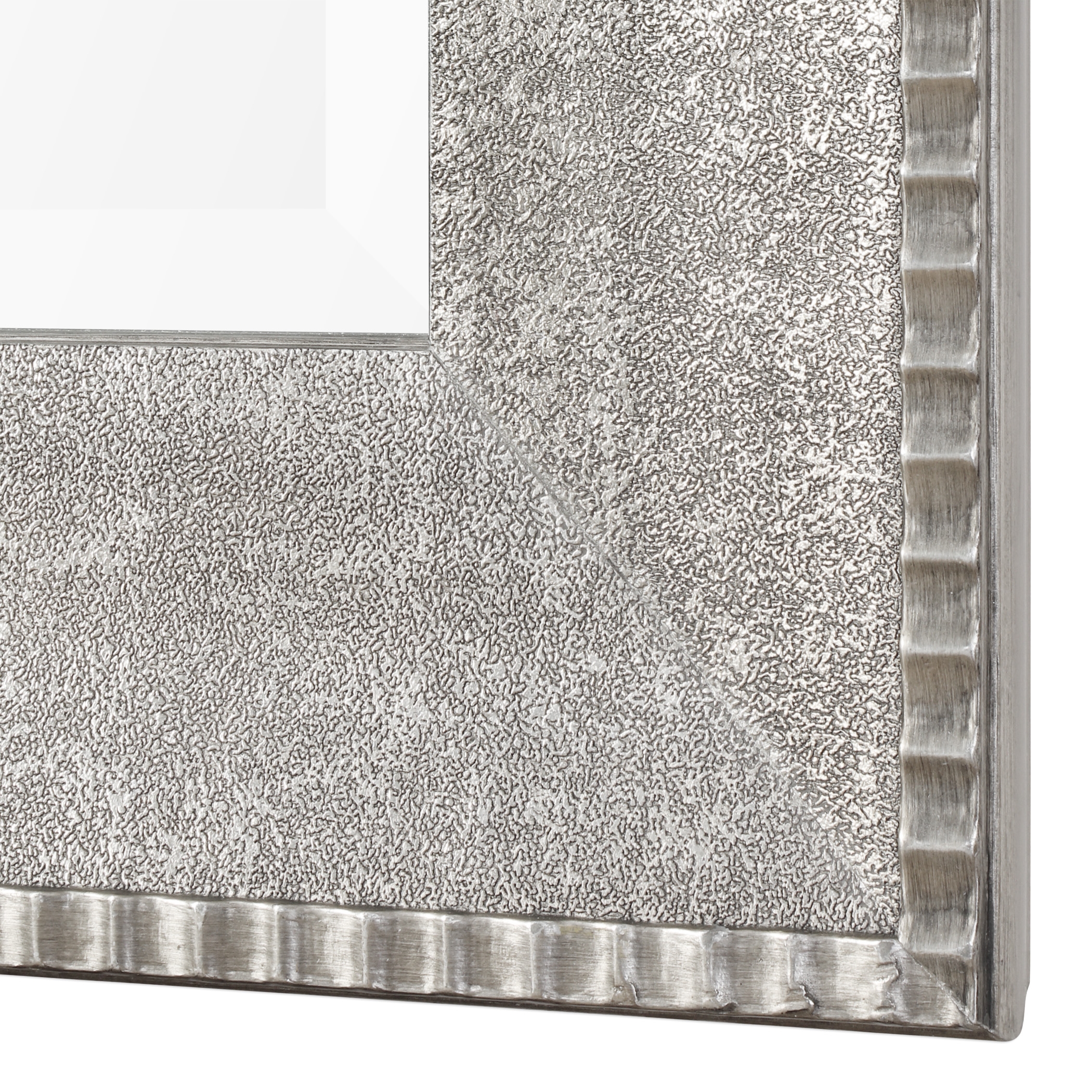 Leiston Metallic Silver Mirror - Image 3