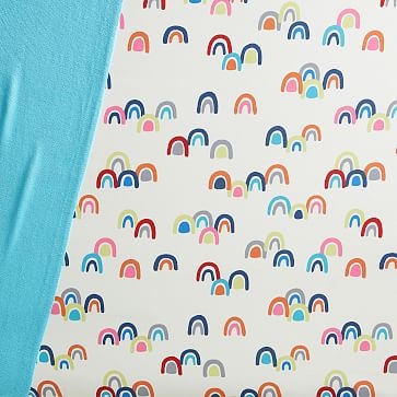 Rainbow, Crib Sheet, Multi - Image 1