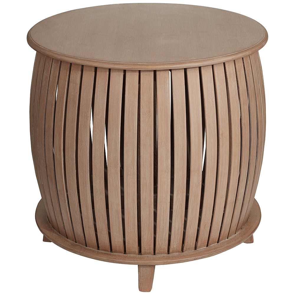 Artino Distressed Natural Bamboo Accent Table - Style # 79F11 - Image 0