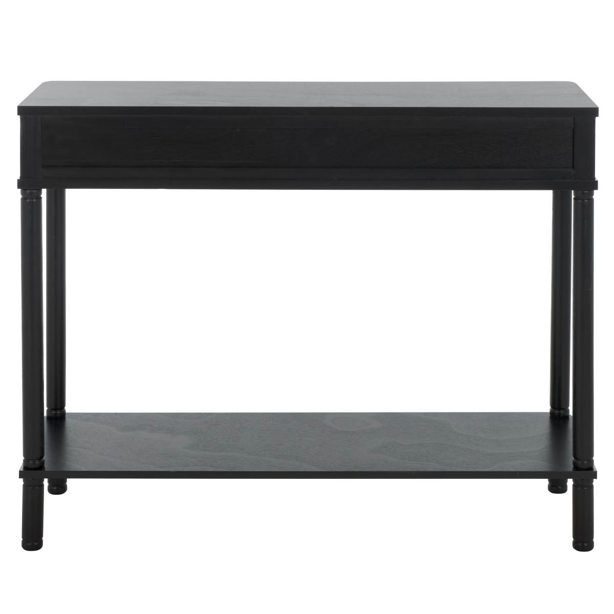 Thurston 2 Drawer Console - Matte Black - Image 7