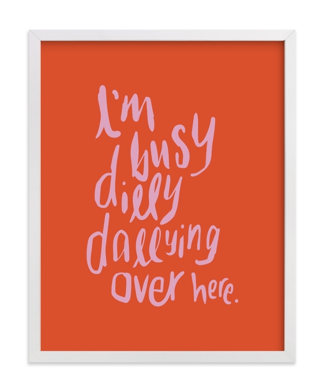 Dillydally All Day Limited Edition Children's Art Print - Image 0