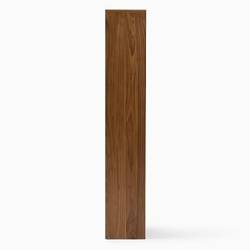 Bryce 17 Inch Narrow Open and Closed Shelving, Cool Walnut - Image 3