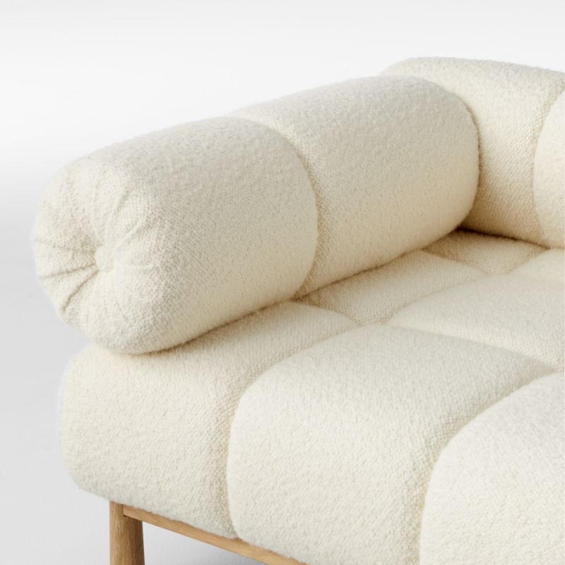 Sevigne Ivory Boucle Corner Chair by goop - Image 9