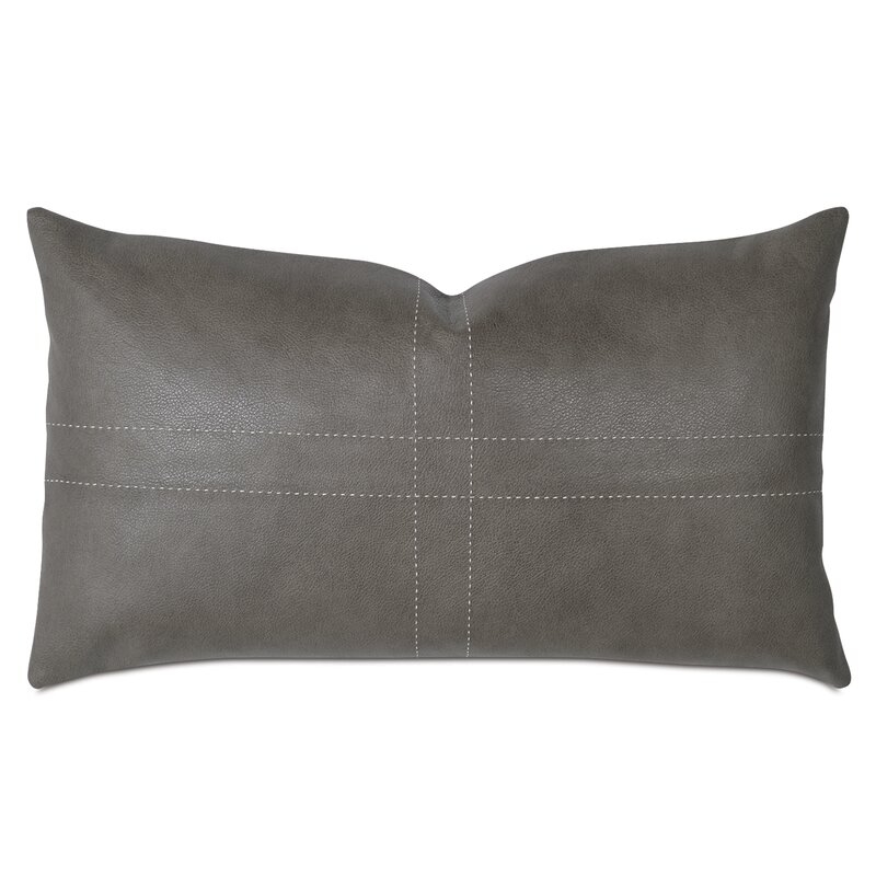 Eastern Accents Telluride Leather Lumbar Pillow Cover & Insert - Image 0