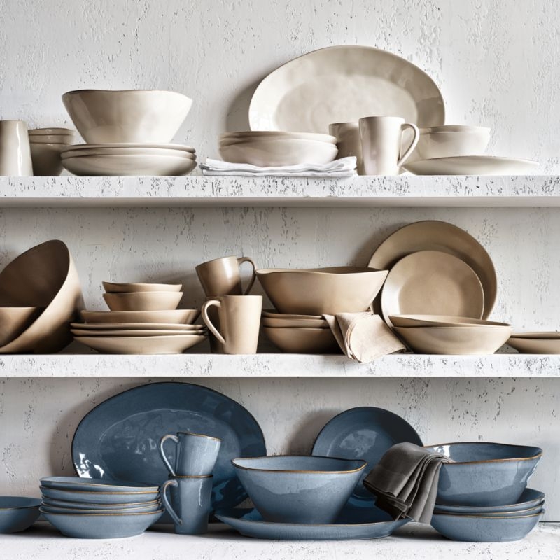Marin Sand Stoneware Cereal Bowls, Set of 8 - Image 1
