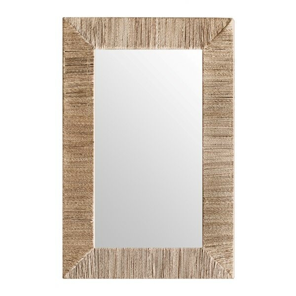 Woven Highball Rectangular Mirror - Image 0