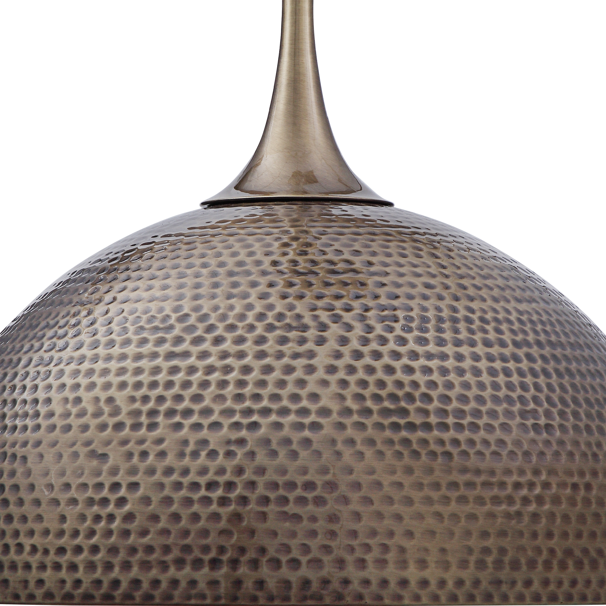 Raynott Brass 1 Light Dome Pendant - Image 2