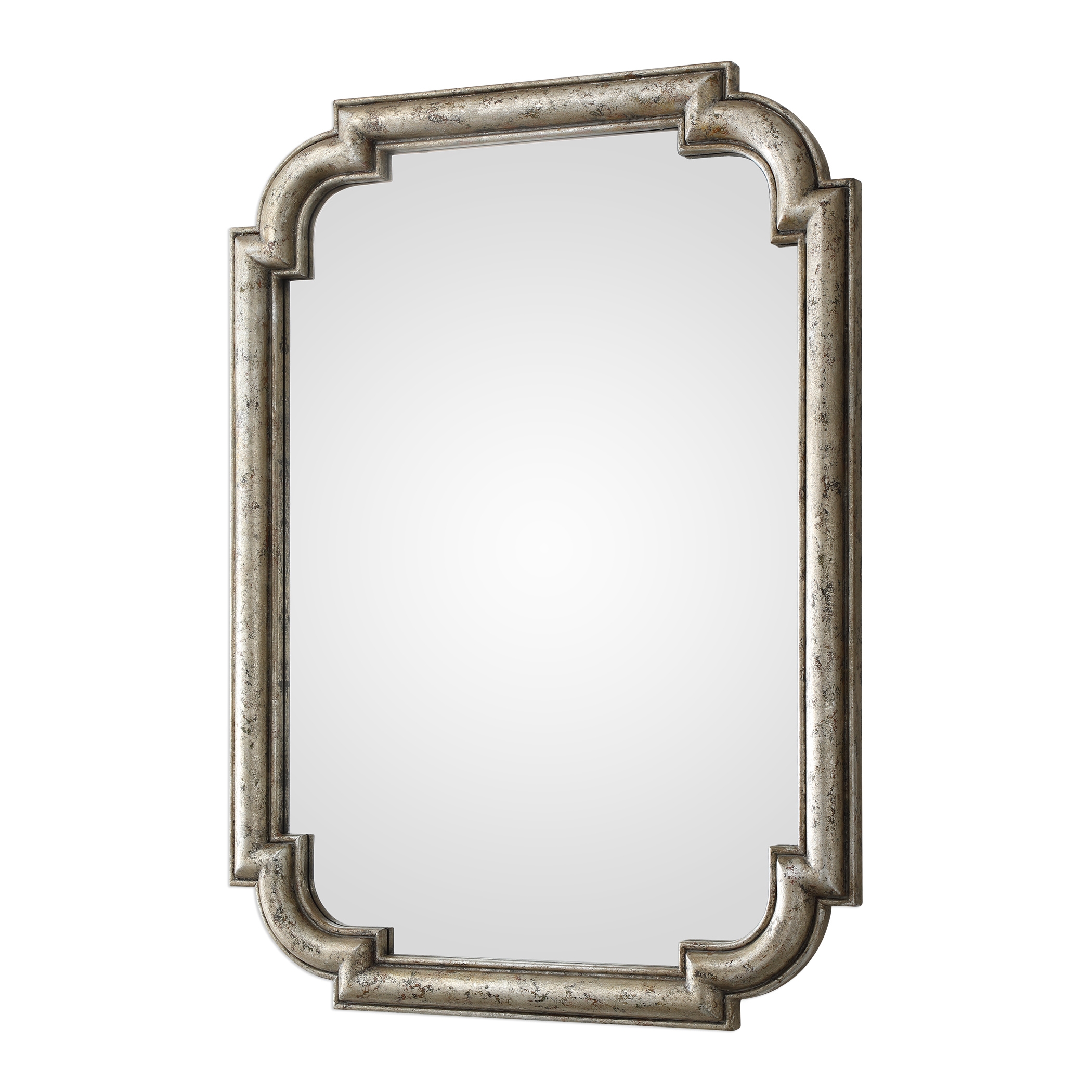 Calanna Antique Silver Mirror - Image 2