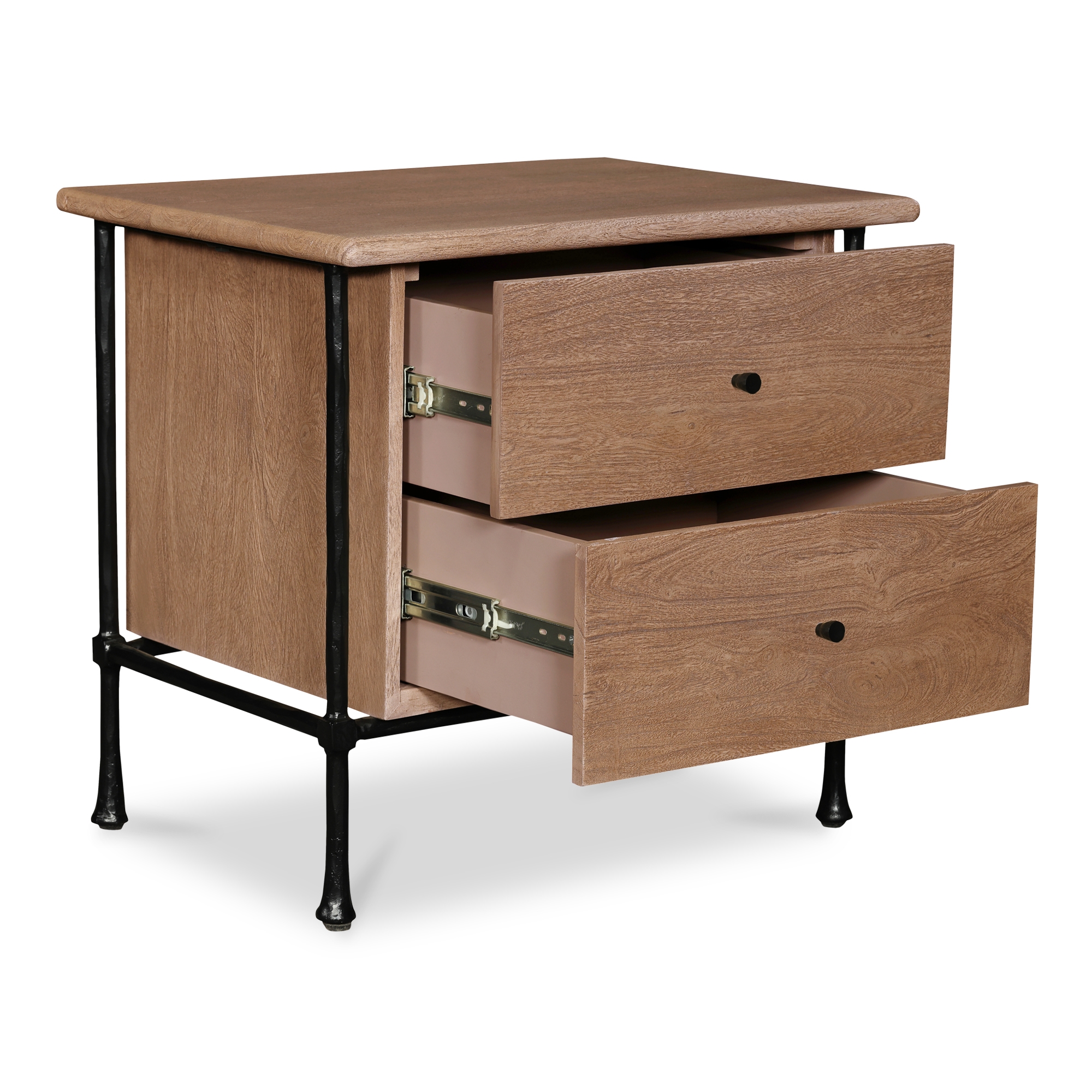 Rene Nightstand Brown - Image 1