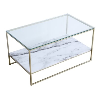 Aiydan Sled Coffee Table with Storage - Image 0