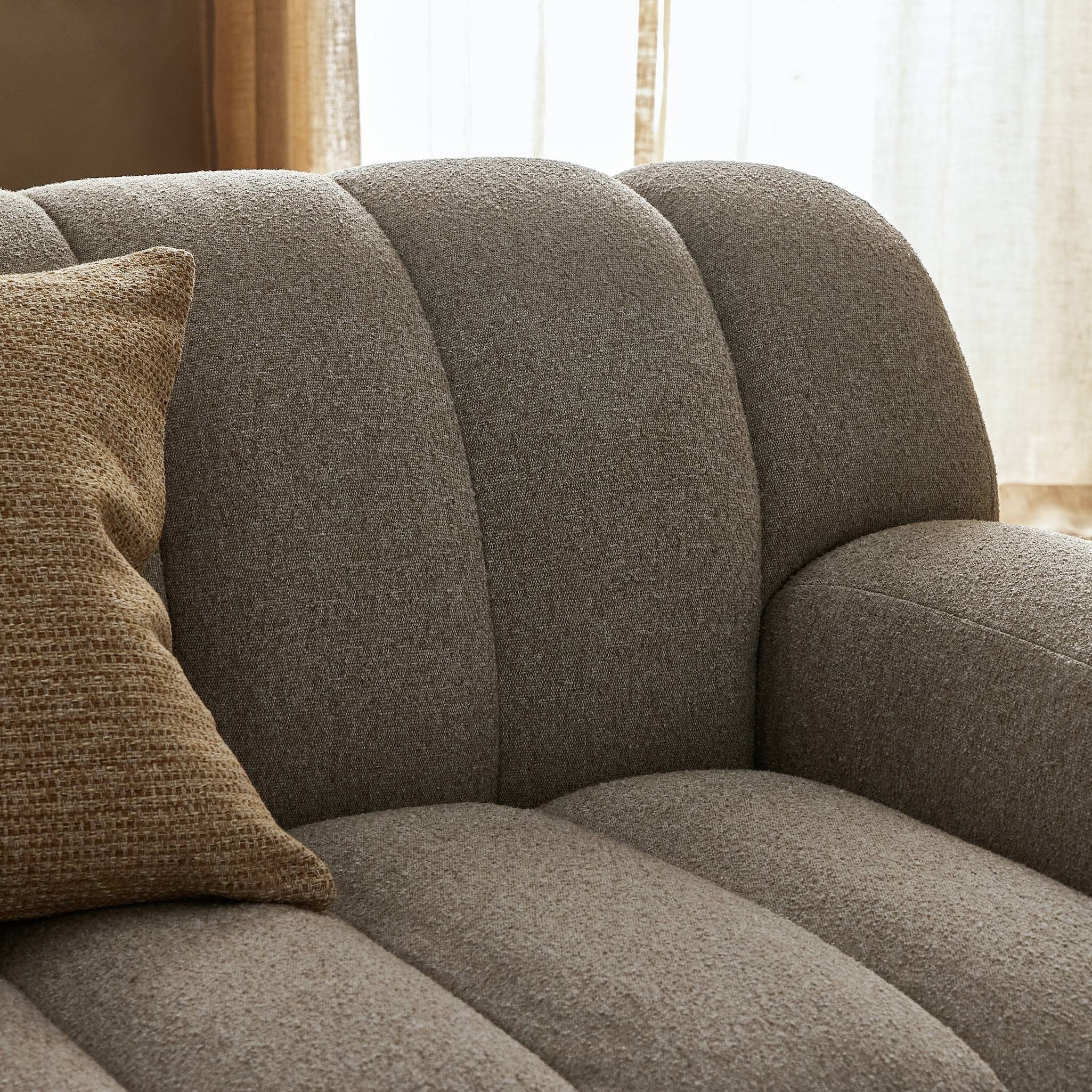 Carina Sofa-104" - Weslie Flax - Image 12