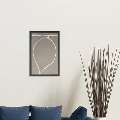 Simple Leaf - Picture Frame Painting Print on Paper - Image 0