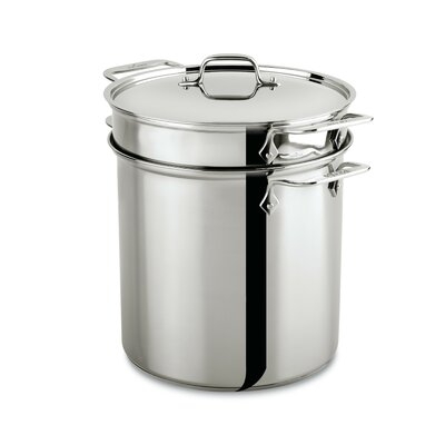 All-Clad Specialty 8 qt. Stainless Steel Steamer Pot with Lid - Image 0