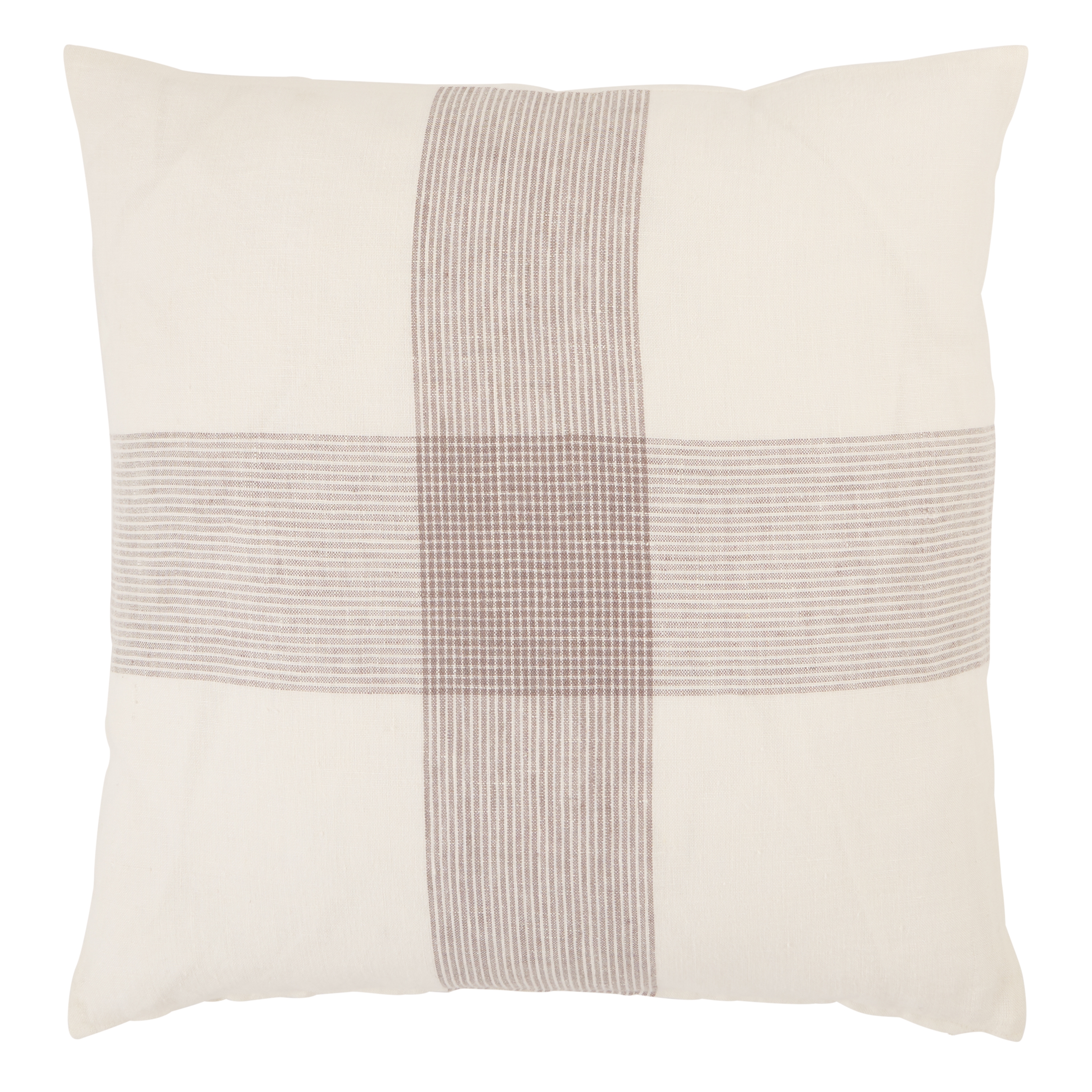 Pembroke Throw Pillow, Gray, 20" x 20" Down Insert - Image 0