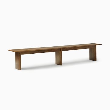 Open Box: Anton Dining Bench, 106", Burnt Wax - Image 0