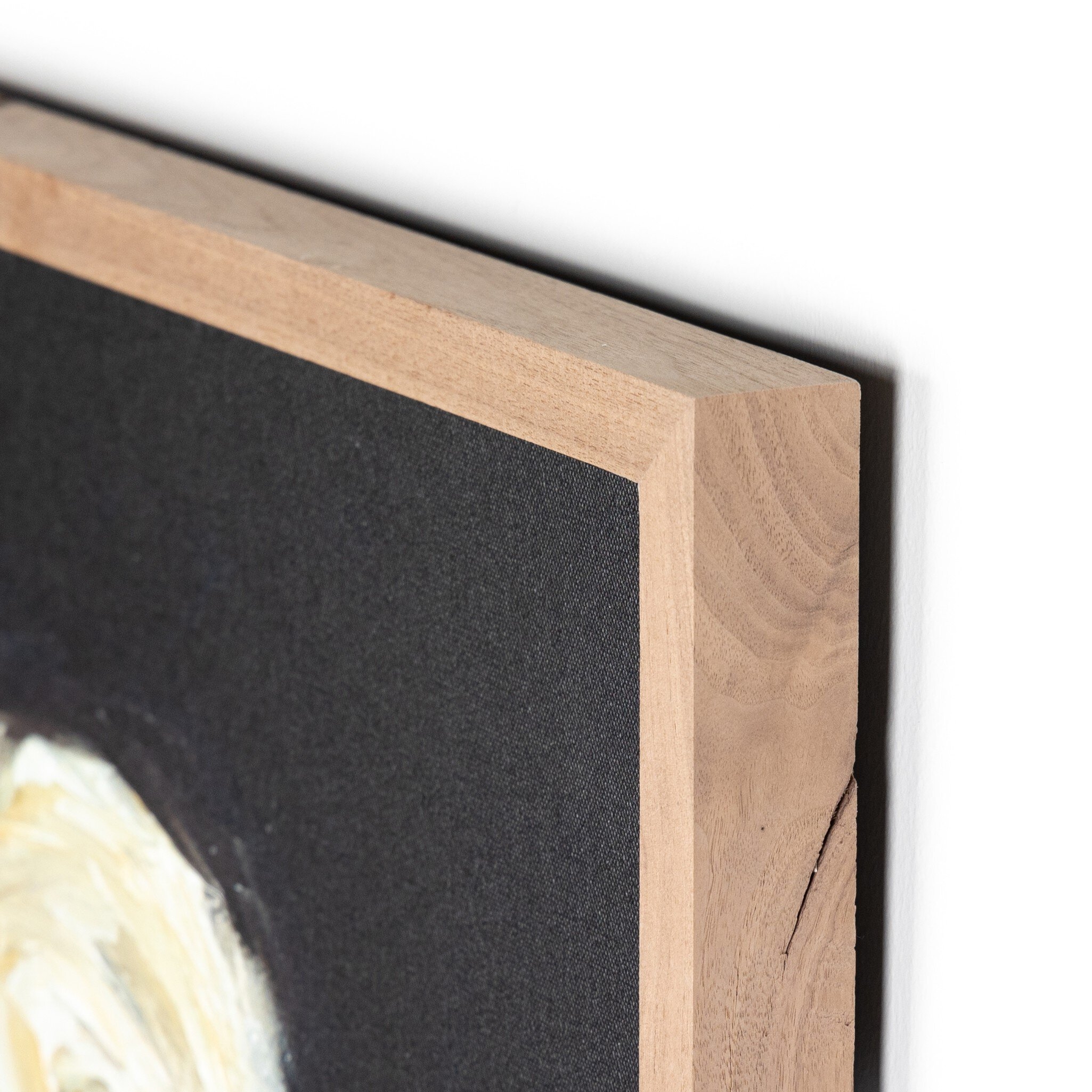 Flowers In Vase by Shaina Page - Rustic 1.5 Walnut - Image 3