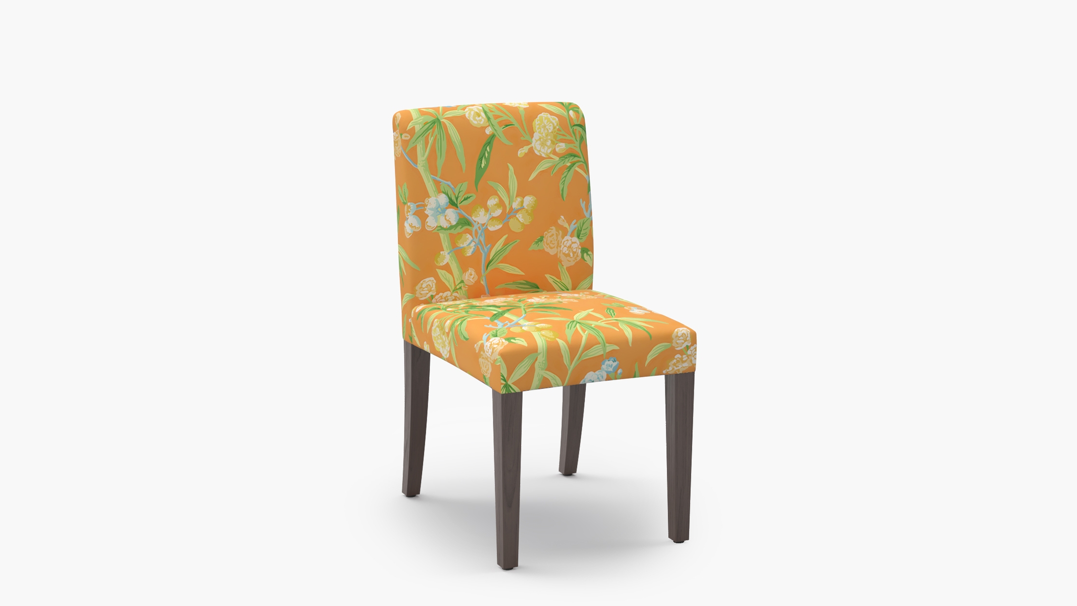 Signature Dining Chair, Mandarin Lanai, Espresso Square Tapered Leg - Image 1