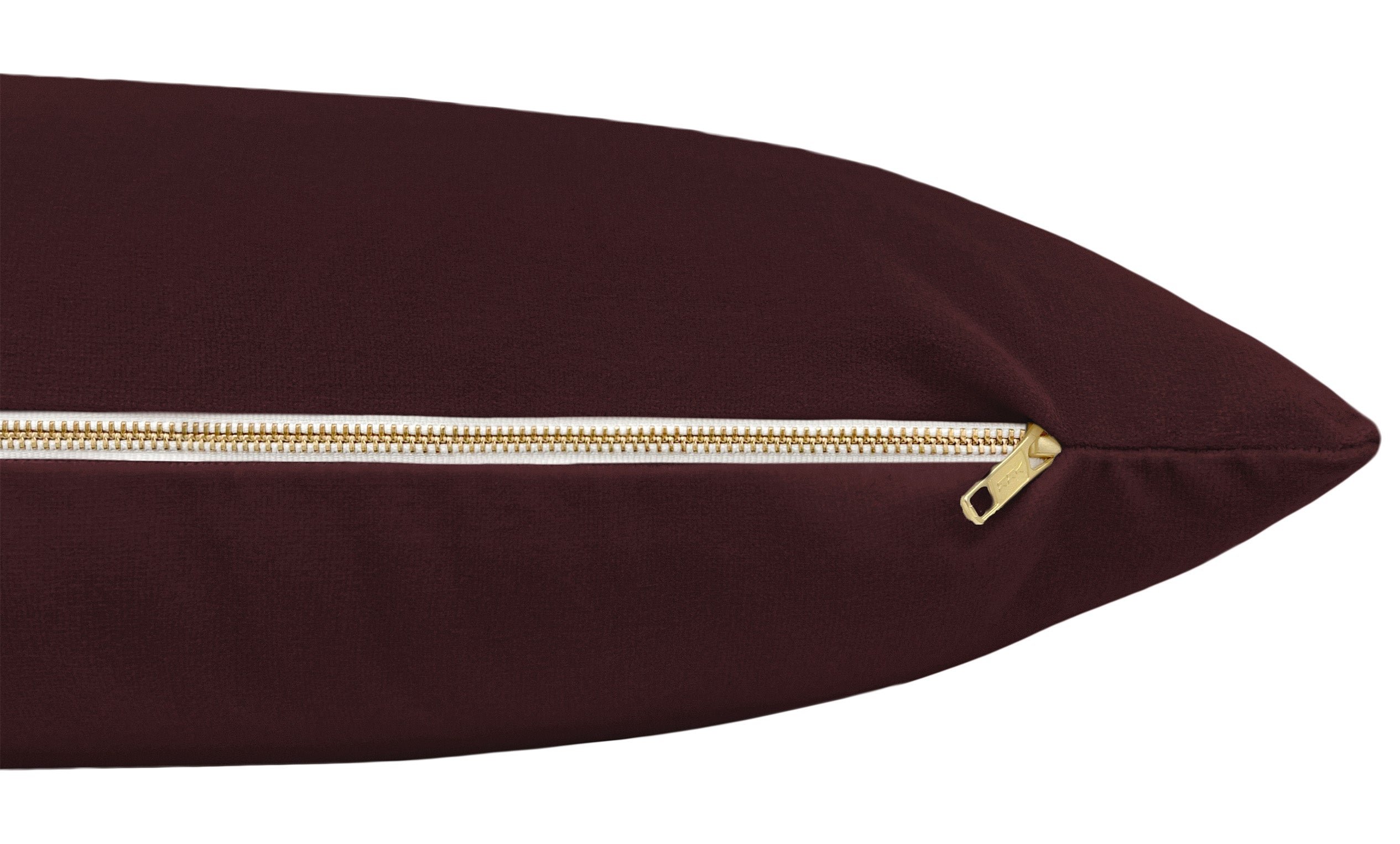 THE XL LUMBAR :: SIGNATURE VELVET // MERLOT - BY THE YARD - Image 1