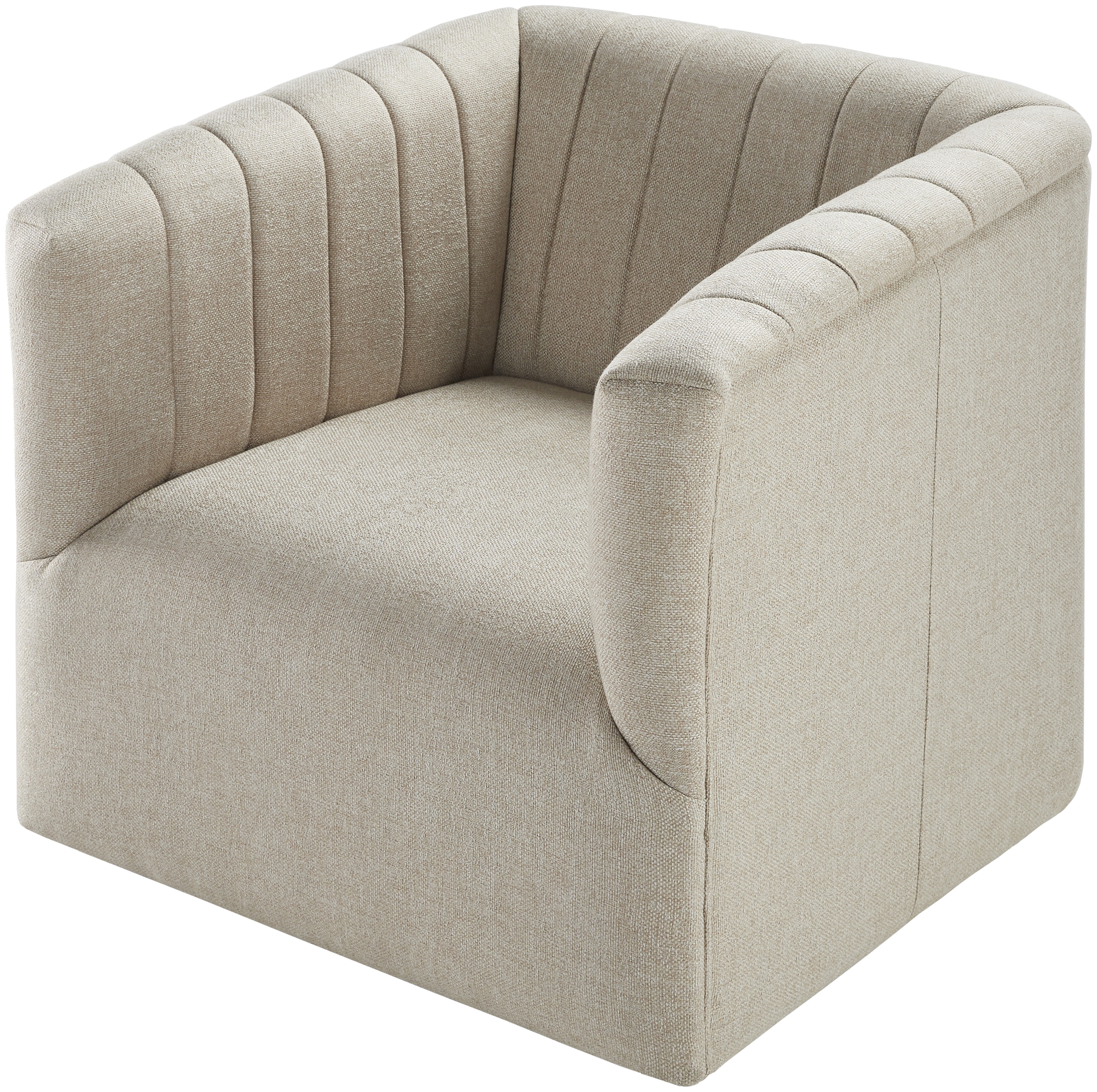 Maggie Polyester 30"H x 30"W x 28"D Swivel Chair - Image 0