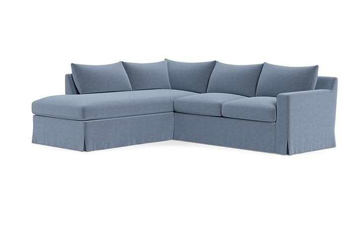 Sloan Slipcovered 3-Seat Left Bumper Sectional - Image 2