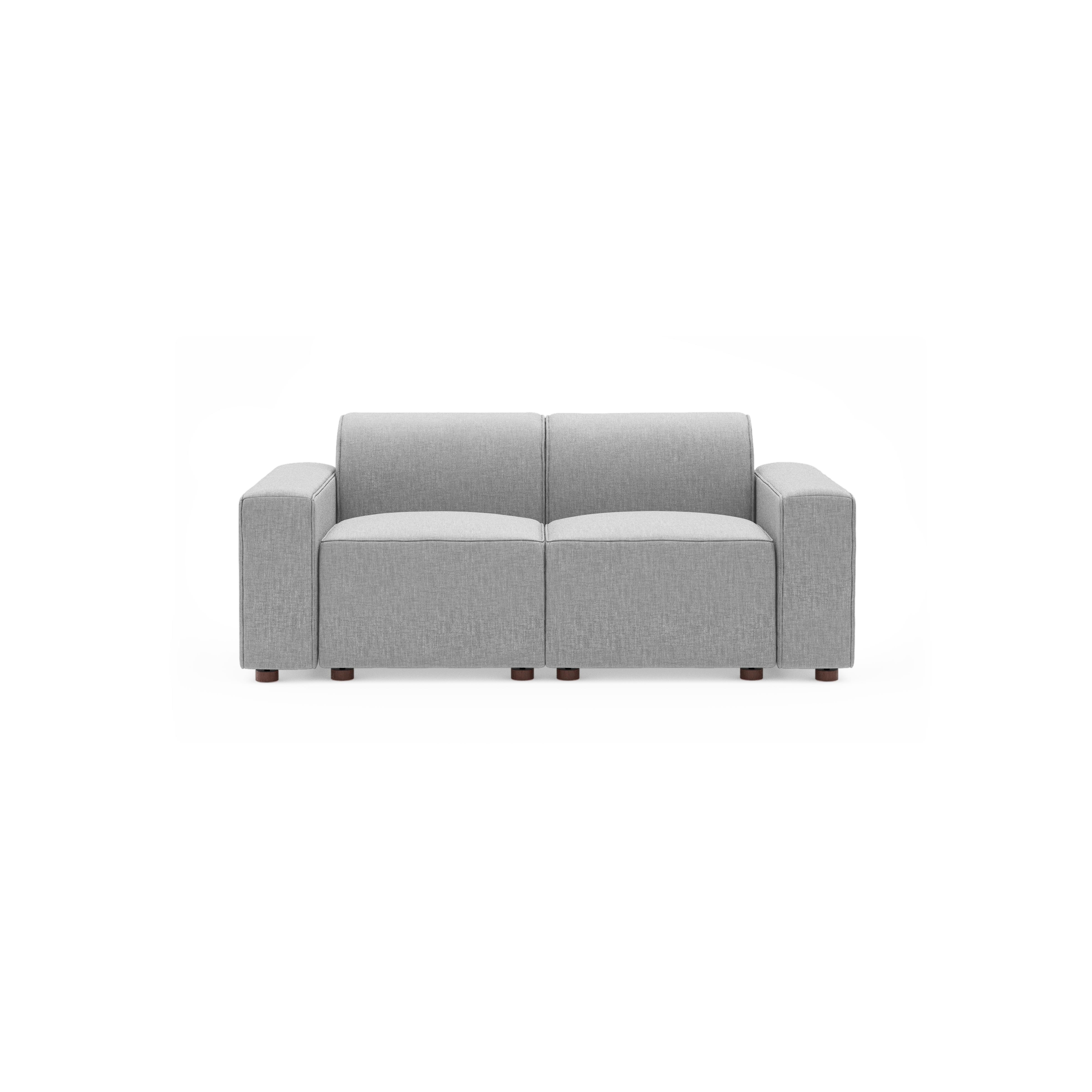 Mambo Loveseat - Crushed Gravel - Performance Basketweave / Low - Image 0