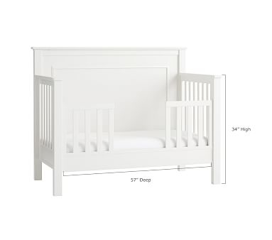 Fillmore 4-in-1 Toddler Bed Conversion Kit, Simply White, In-Home Delivery - Image 2