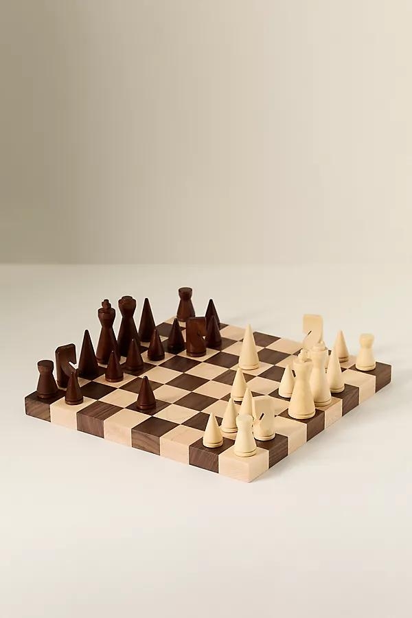 The Minimalist Wood Chess Game - Image 0