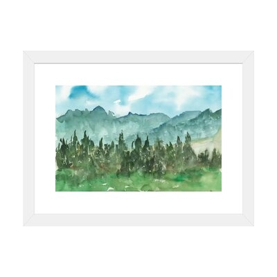 Stand of Evergreens II by Ethan Harper - Painting Print - Image 0