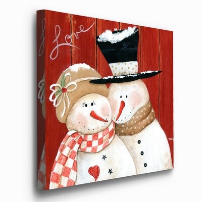 Frosty Love - Wrapped Canvas Print - Image 0