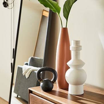 Pure Ceramic Vase, Small Raindrop, Clay - Image 3