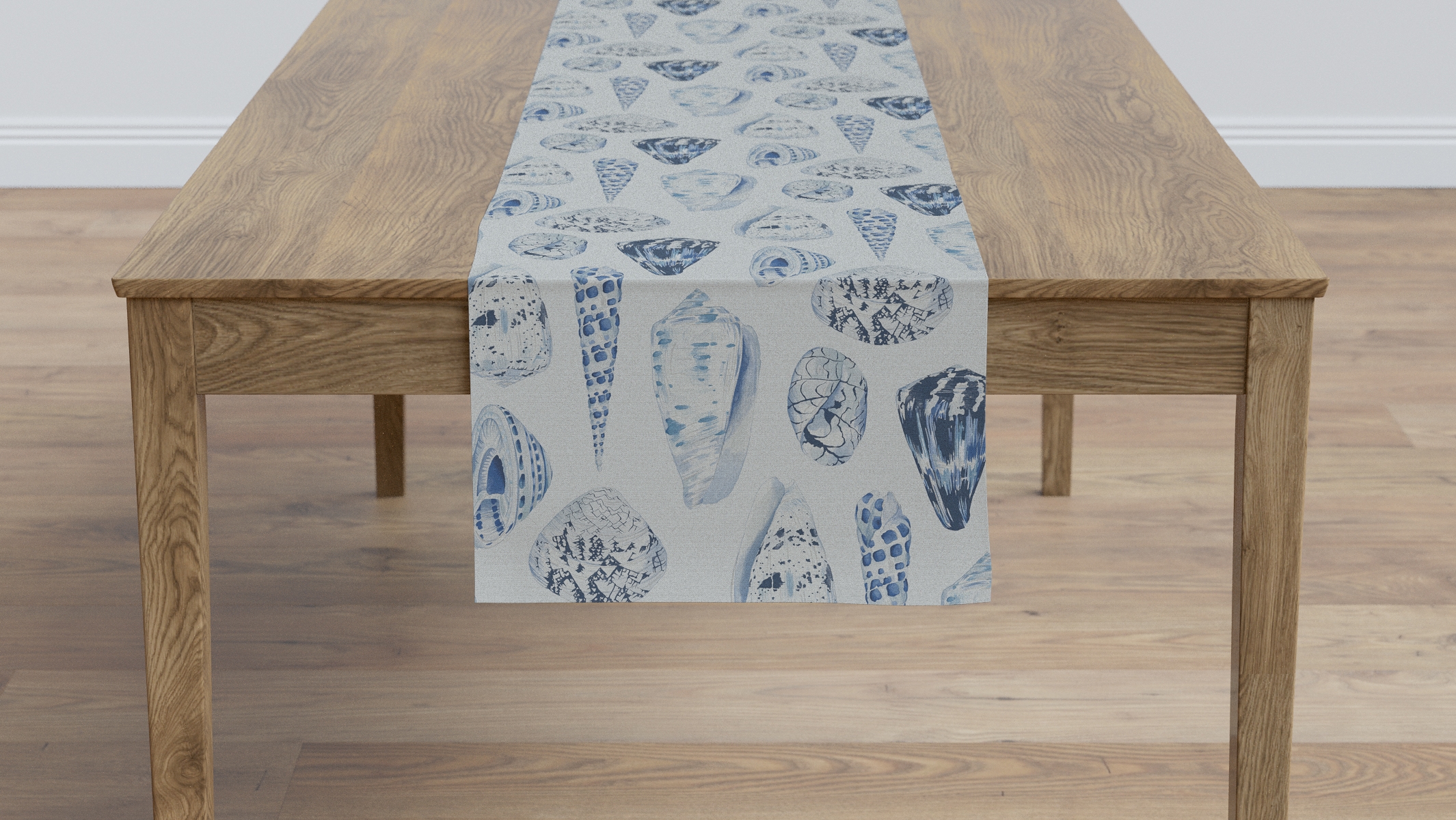 Table Runner 16" x 90", Porcelain Coquina, 16" x 90" - Image 1
