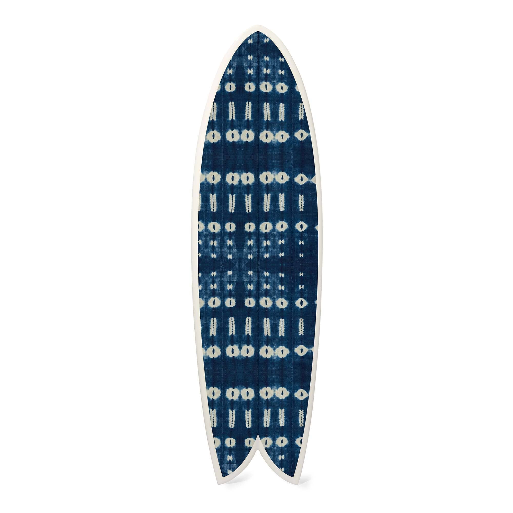 Dots & Shells Indigo Surfboard - Image 0