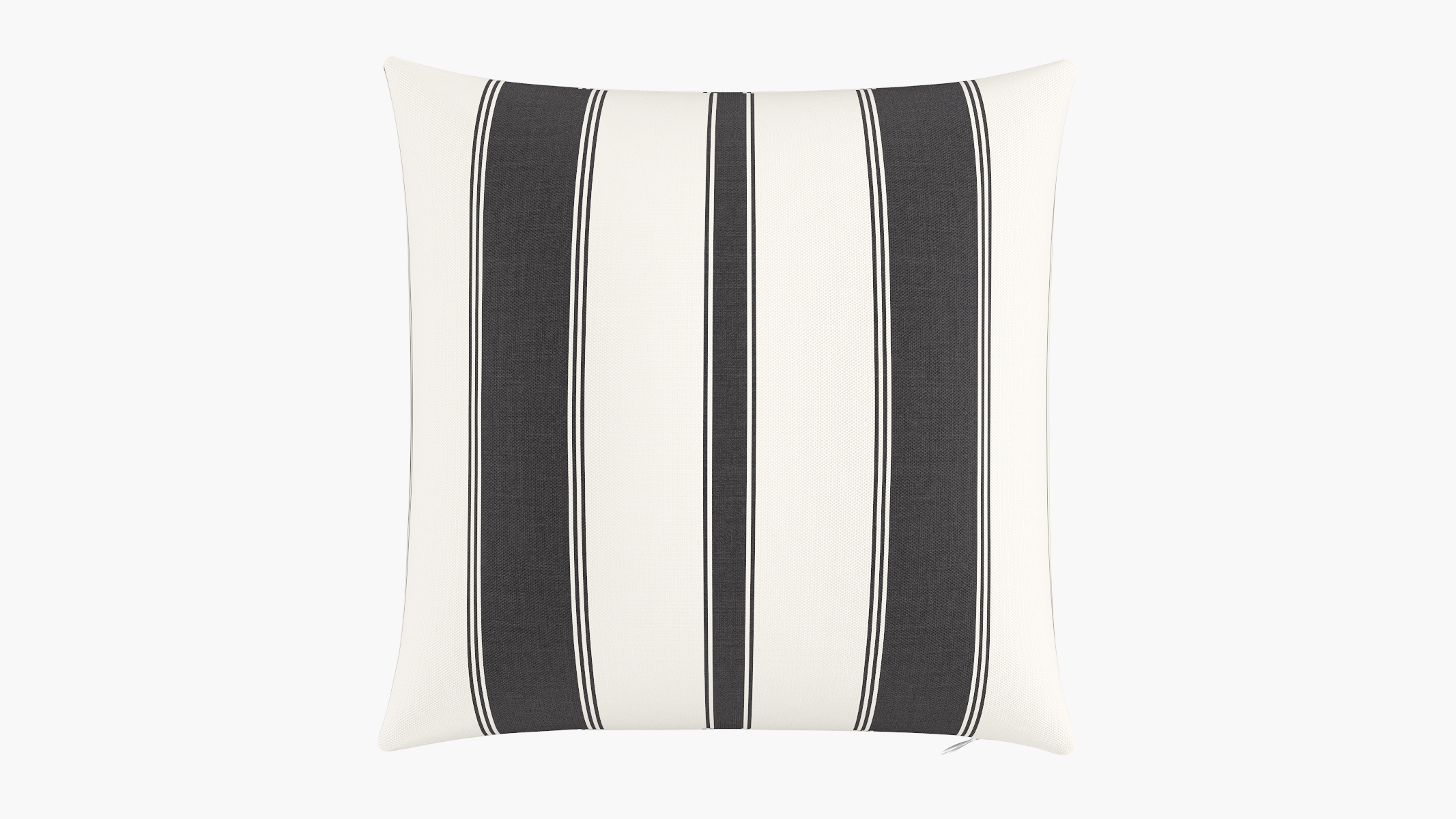 Throw Pillow 20", Ink Clarence Stripe, 20" x 20" - Image 0
