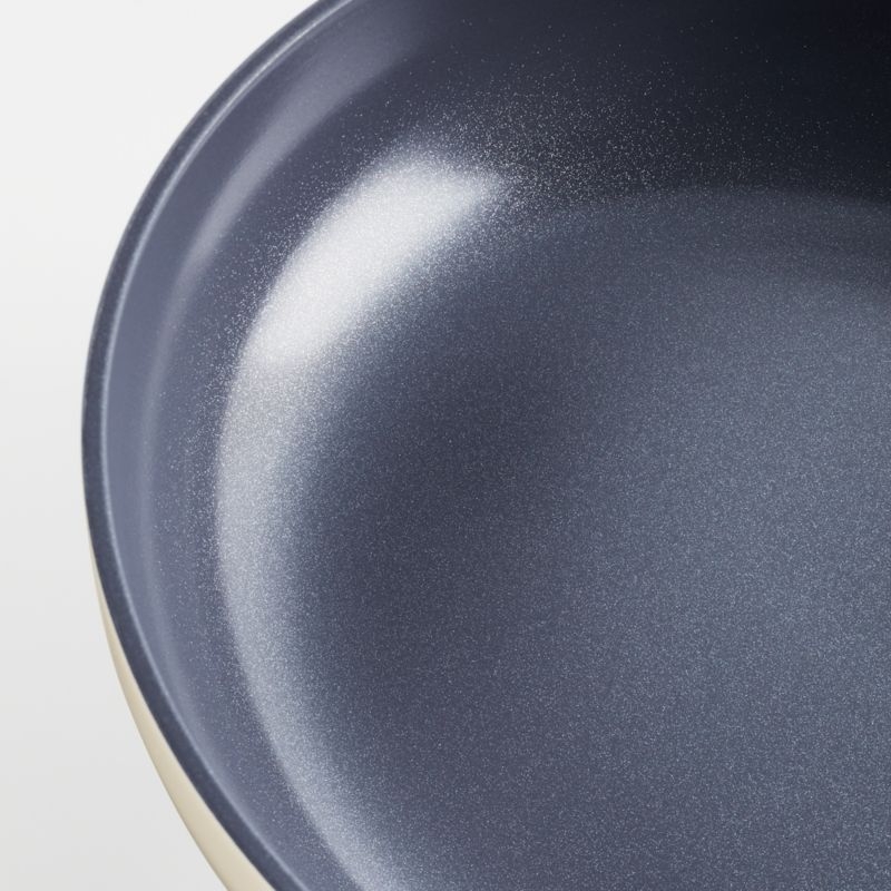 Crate & Barrel EvenCook Ceramic ™ Cream Nonstick 8" and 10" Fry Pans Set - Image 2