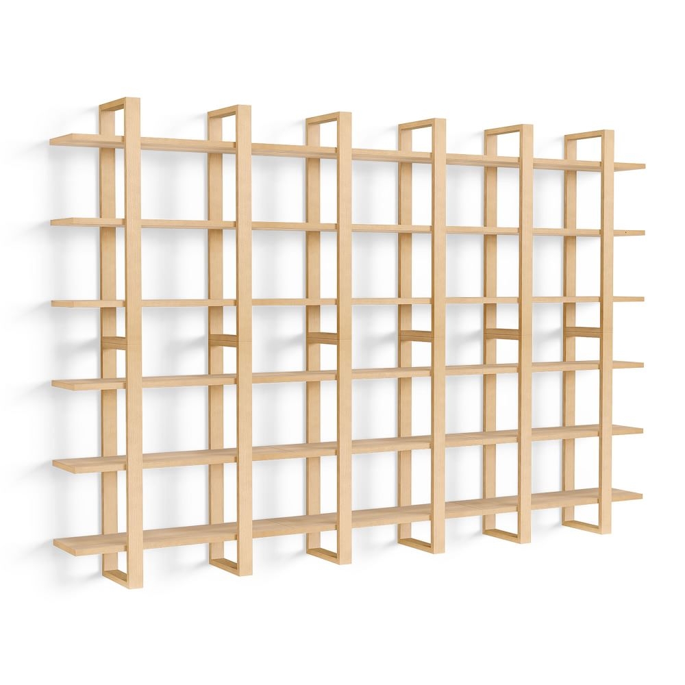 Index Wall Shelf, 32"x32", Oak, Set of 6 - Image 0