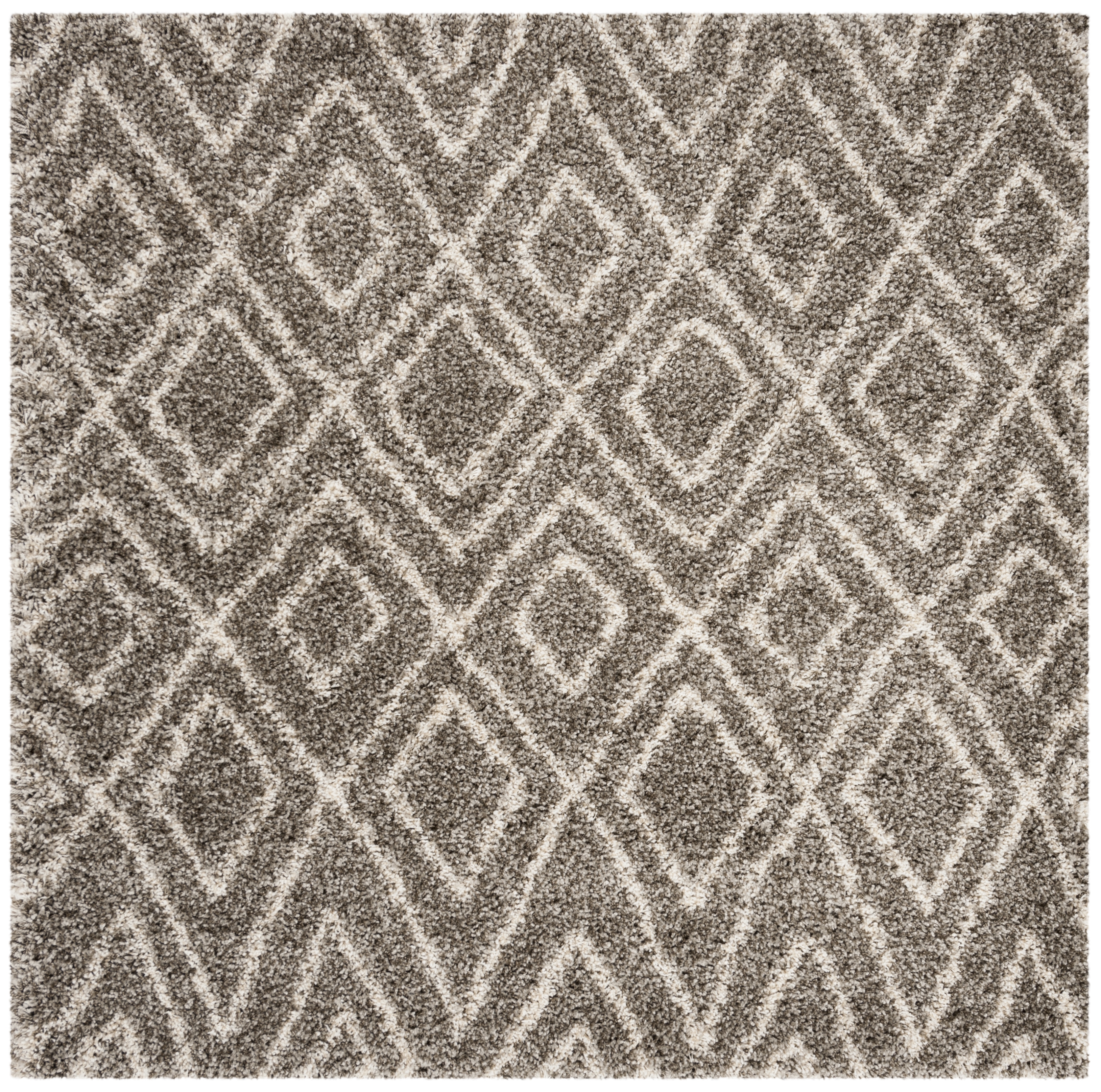 Arlo Home Woven Area Rug, SGH332B, Grey/Ivory,  5' X 5' Square - Image 0