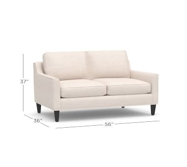 Beverly Upholstered Sofa 80", Polyester Wrapped Cushions, Performance Boucle Oatmeal - Image 3