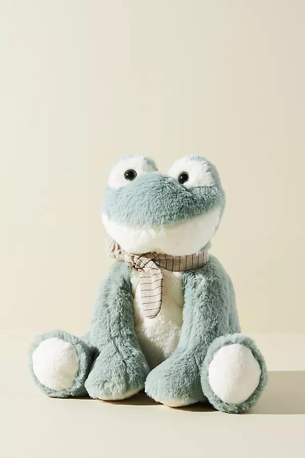Fitzgerald the Frog Stuffed Animal By Anthropologie in Green - Image 0