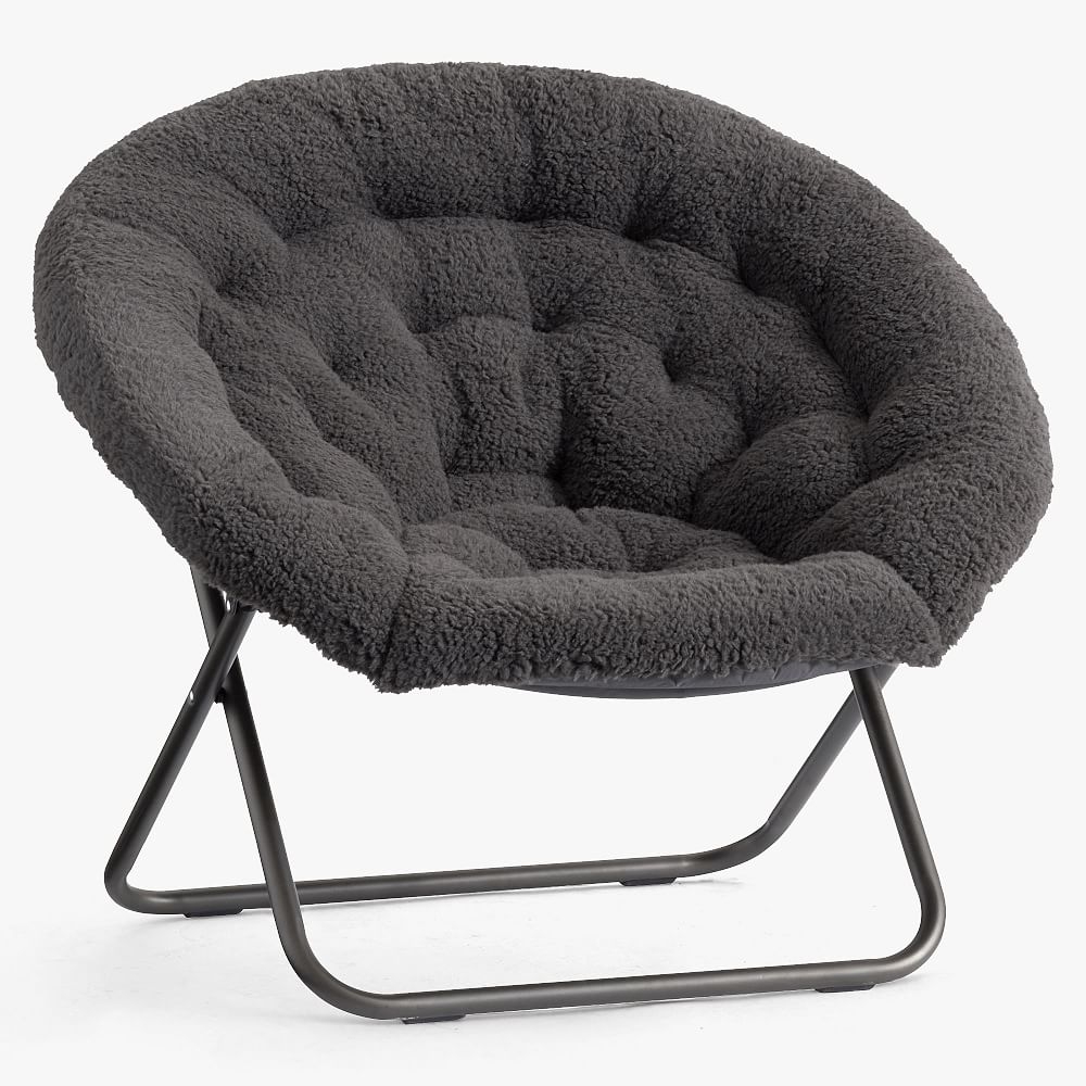 Sherpa Charcoal Hang-A-Round Chair - Image 0