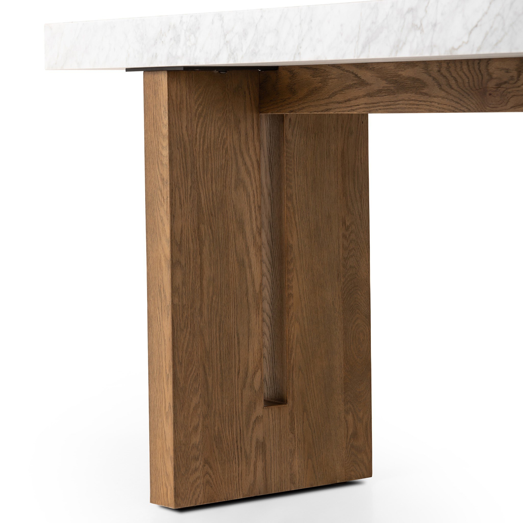 Olympia Console Table - White Carrara Marble - Image 7