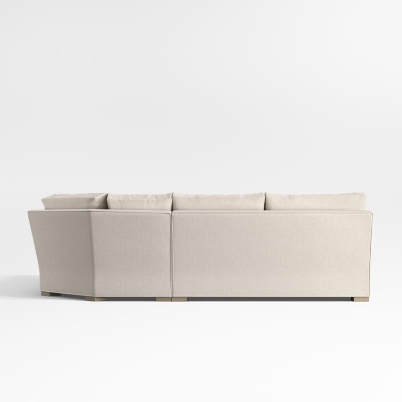 Axis Classic 3-Piece L-Shaped Wedge Bench Sectional Sofa - Image 4