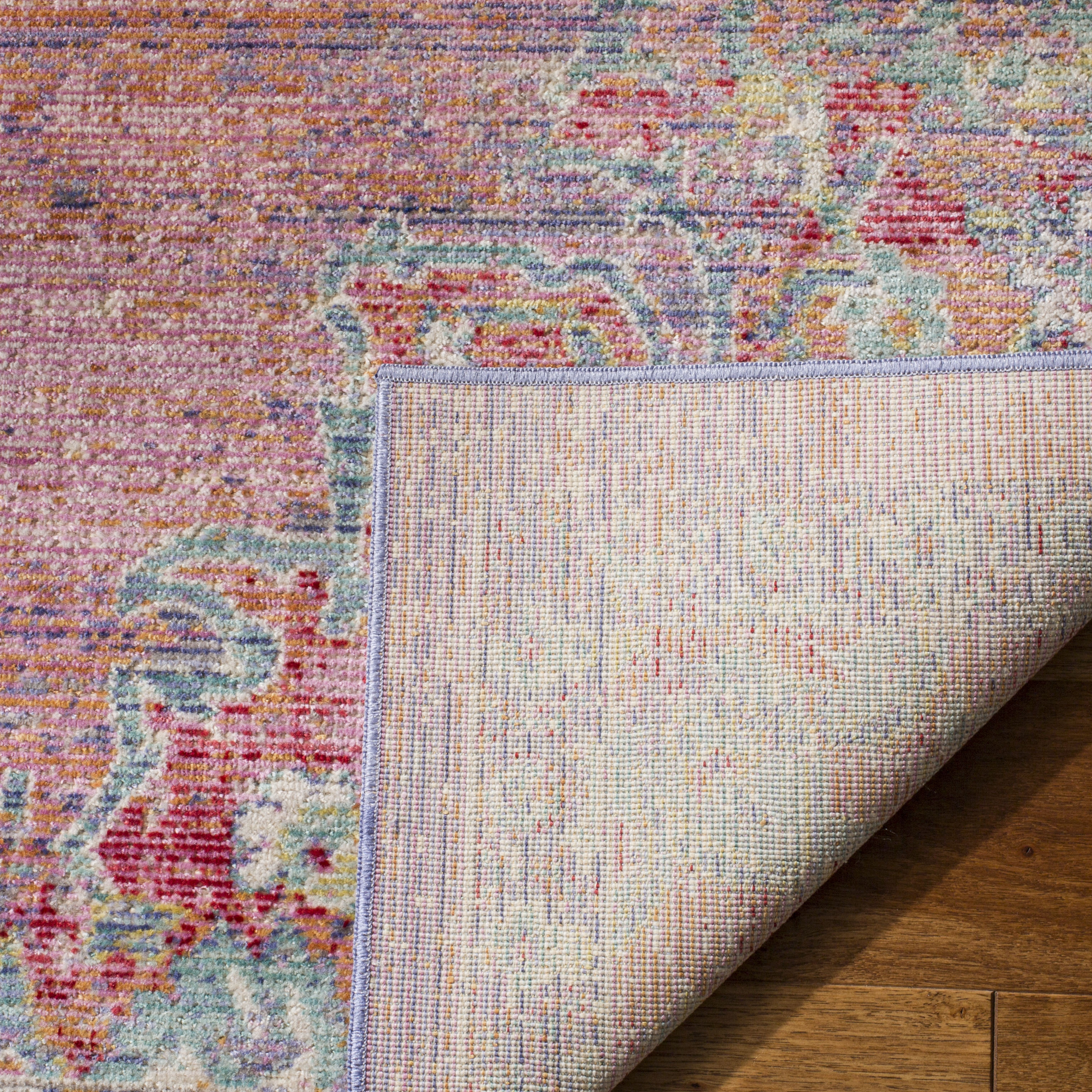 Arlo Home Woven Area Rug, WDS317F, Lavender/Fuchsia,  9' X 13' - Image 2