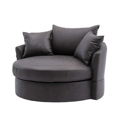 Modern  Swivel Accent Chair  Barrel Chair  For Hotel Living Room / Modern  Leisure Chair - Image 0