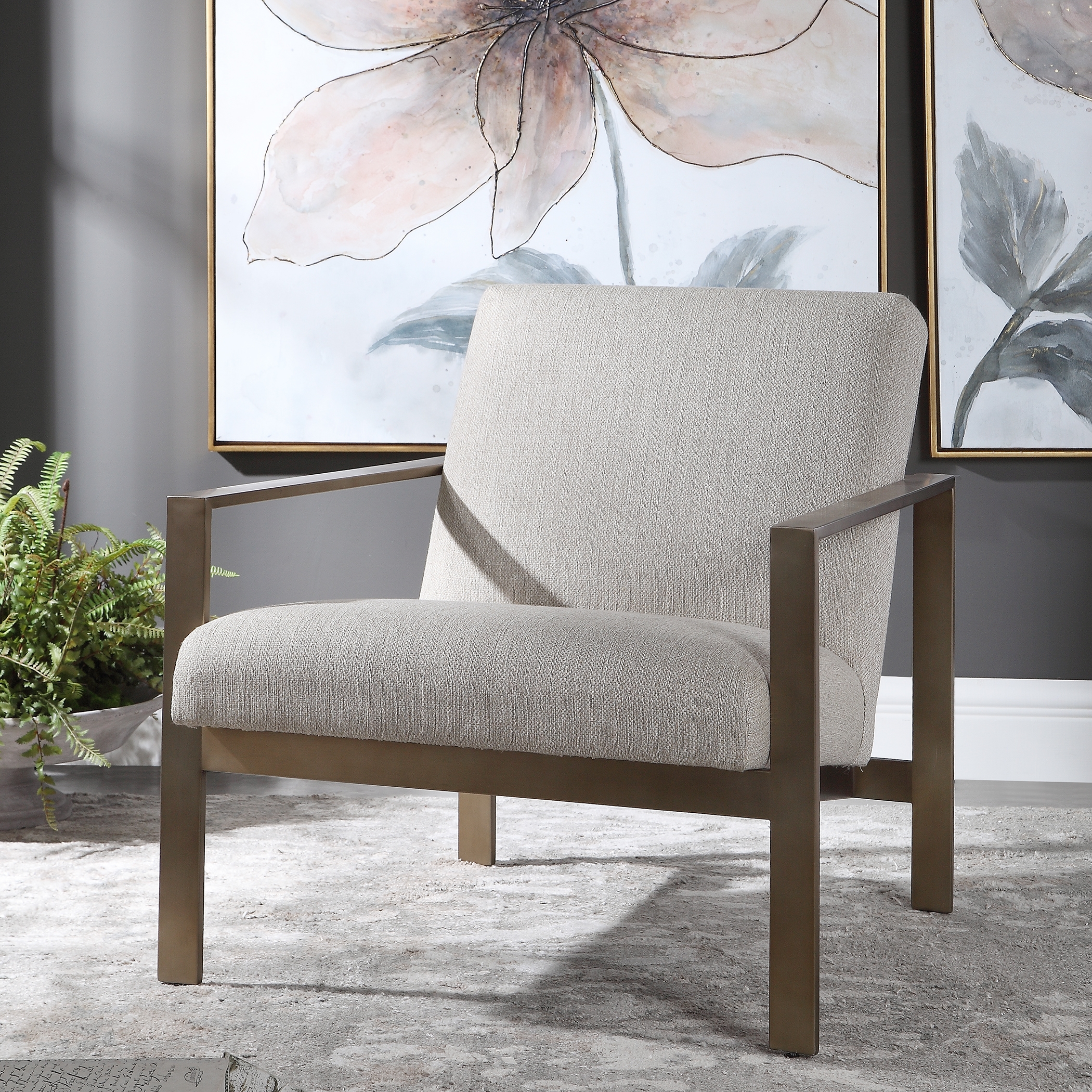 Wills Contemporary Accent Chair - Image 2
