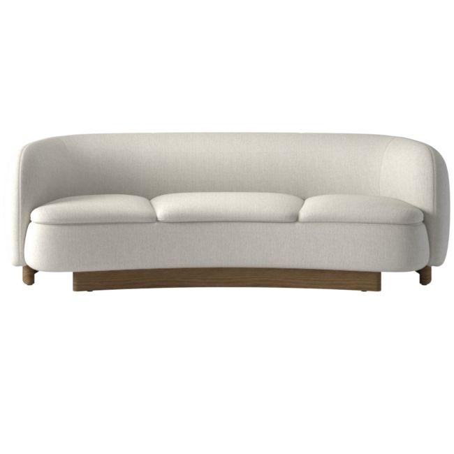 Muir Curved Sofa Nomad Snow by Lawson-Fenning - Image 0