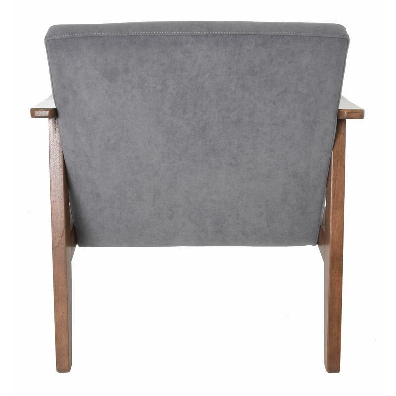 Fletcher 27.5'' Wide Armchair, Charcoal Gray - Image 4