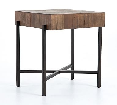 Fargo End Table, Natural Brown - Image 0