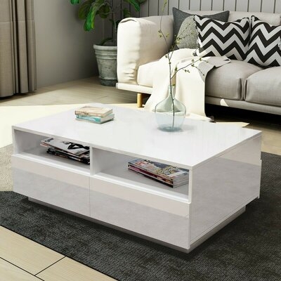 Aloni Block Coffee Table with Storage - Image 0