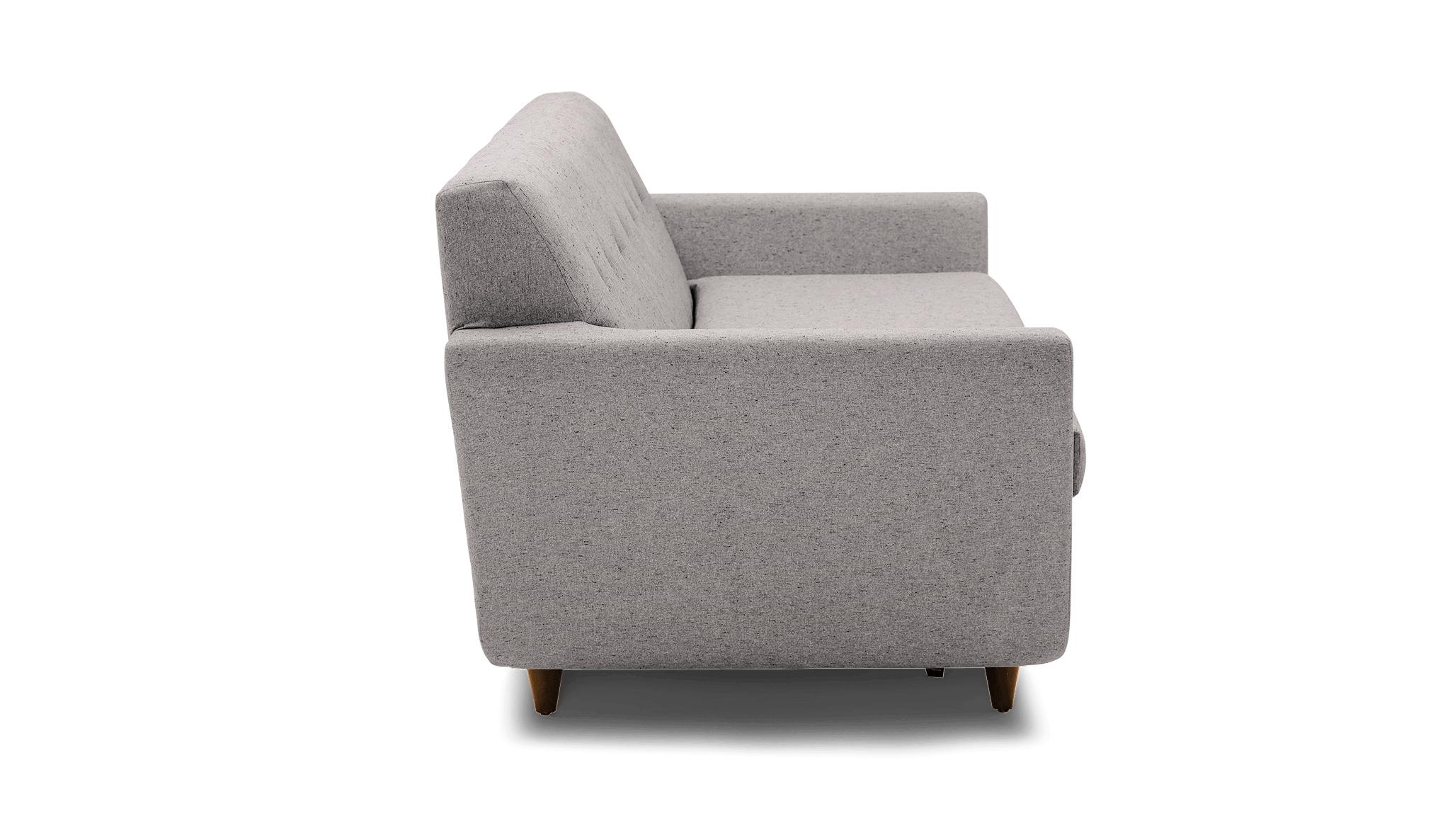 Gray Hughes Mid Century Modern Sleeper Sofa - Sunbrella Premier Wisteria - Mocha - Image 2